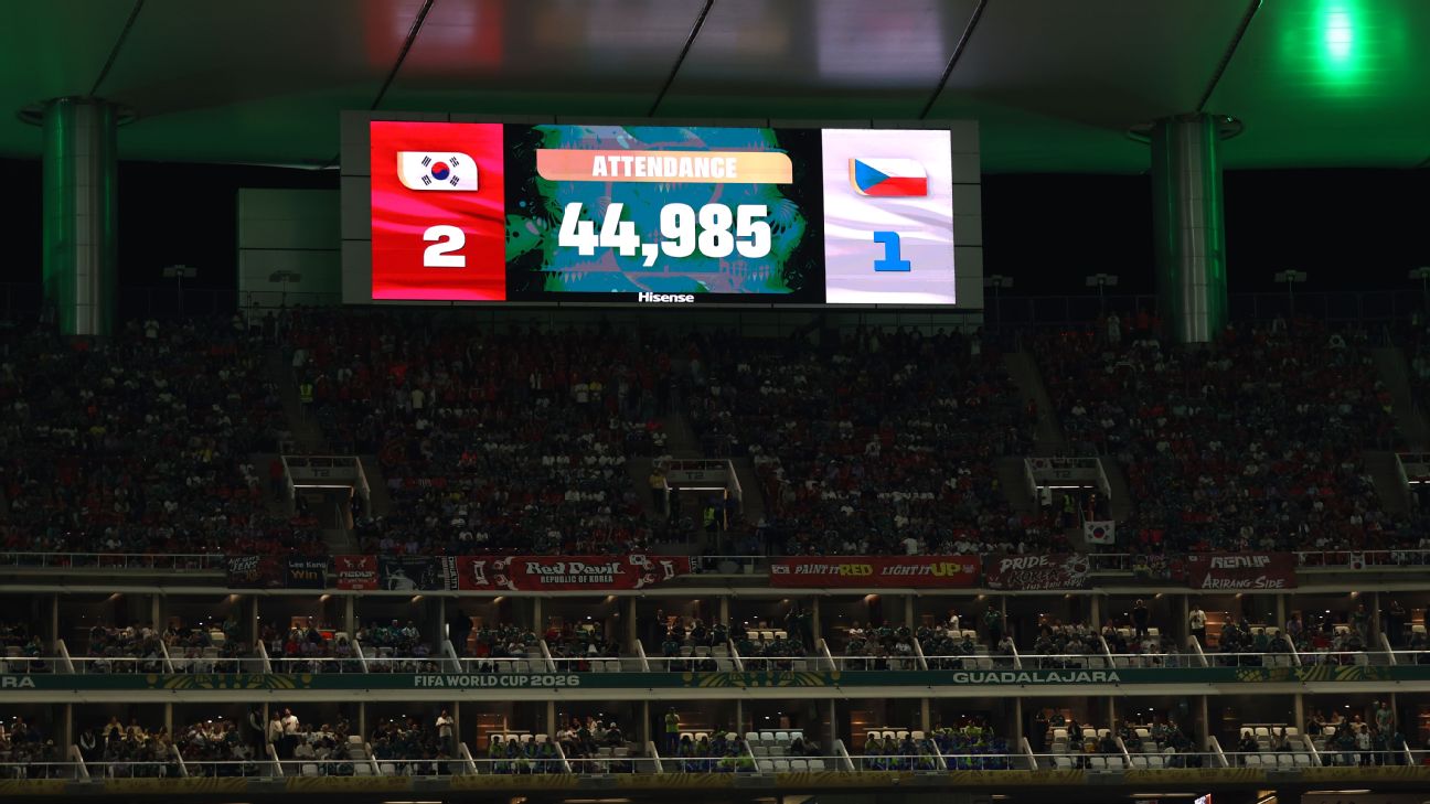 韩国战捷克空座位风波 FIFA坚持44985人数真实